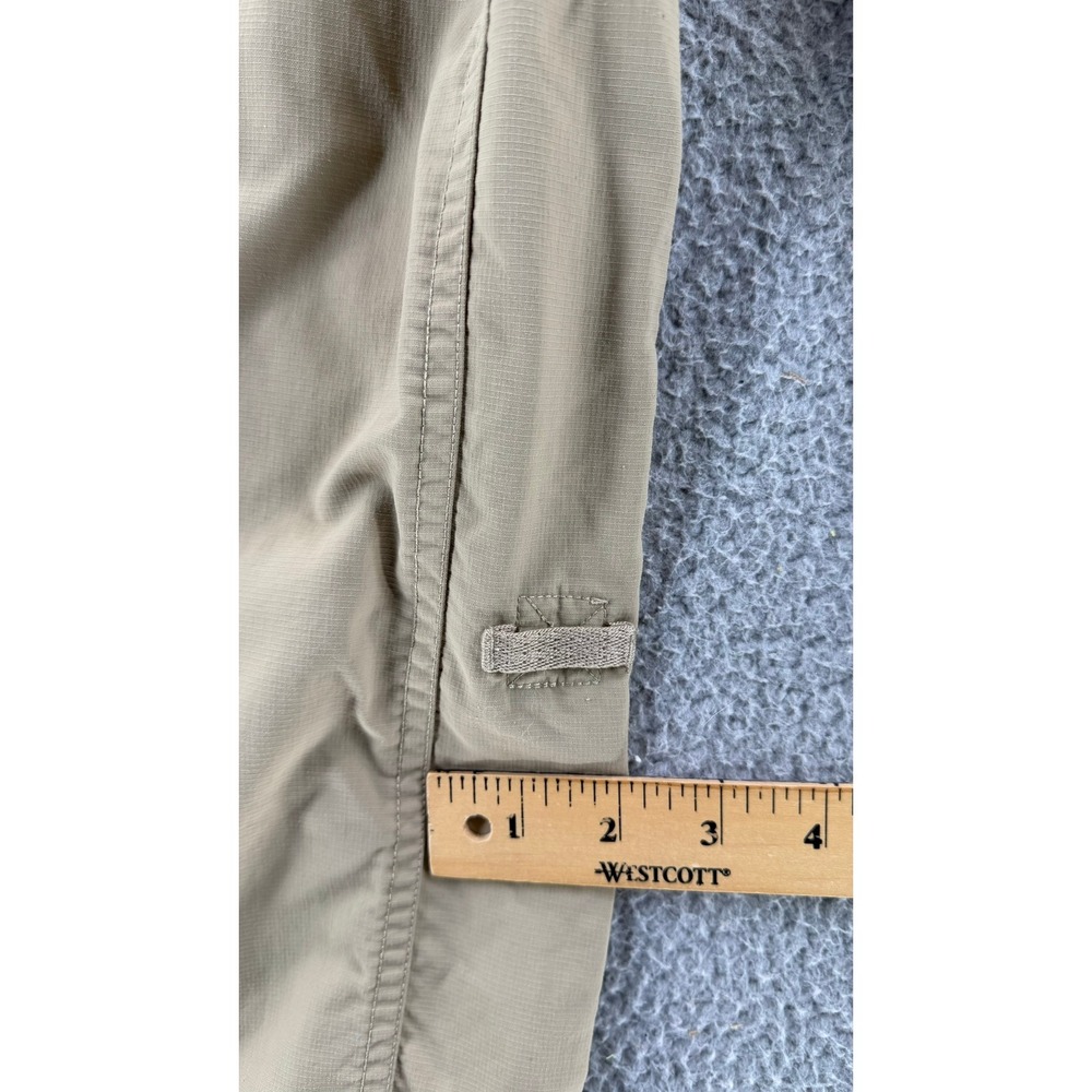 The North Face Womens 10 Regular Hiking Pants Tan Khaki Ripstop Drawstring Cargo - Picture 14 of 16